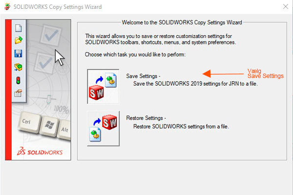 SOLIDWORKS Settings