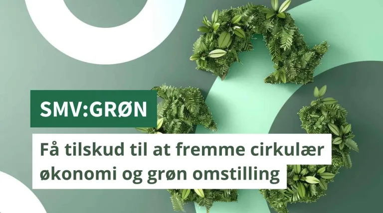 Få tilskud til grøn omstilling med SMV Grøn