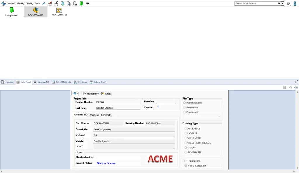 SOLIDWORKS PDM Standard - Billede 1